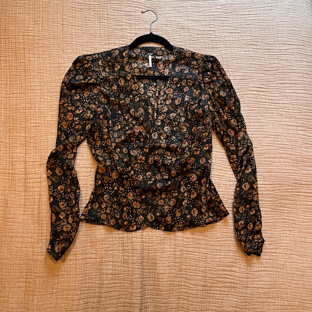 Free People Silk Top